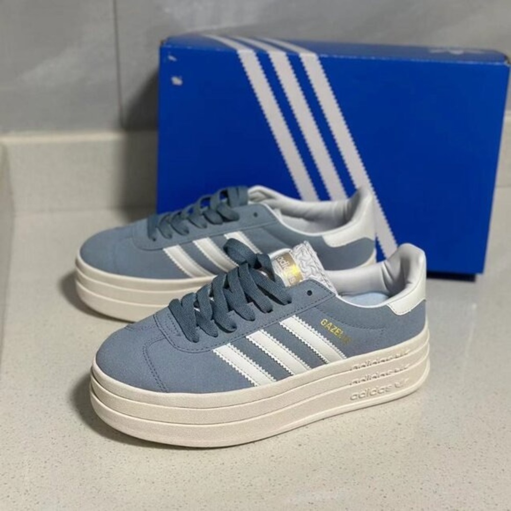 Gazelle Bold Low Top Sneakers Clear Sky